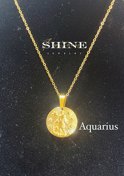 AQUARIUS "Charm" NECKLACE